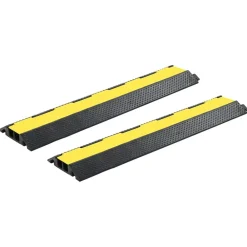 Kabelbeschermer drempels 2 st 2 tunnels 101,5 cm rubber>vidaXL Best