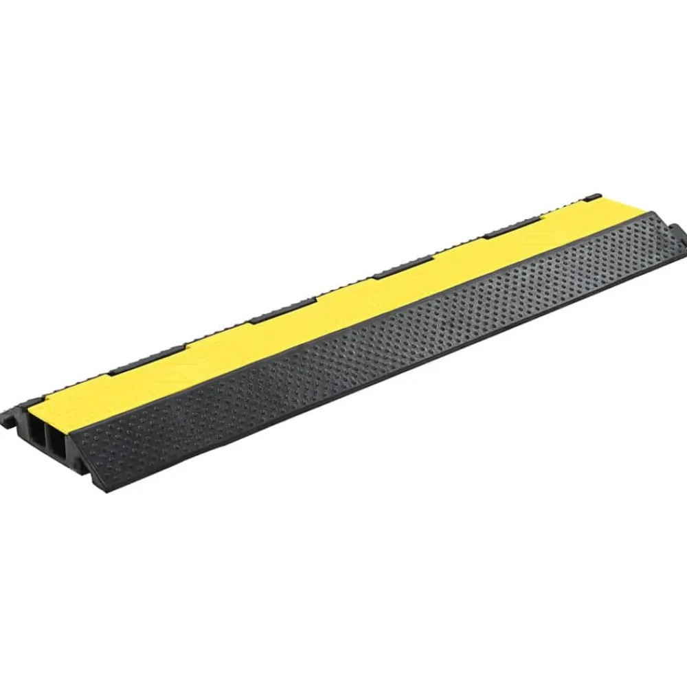 Kabelbeschermer drempels 2 st 2 tunnels 101,5 cm rubber>vidaXL Best