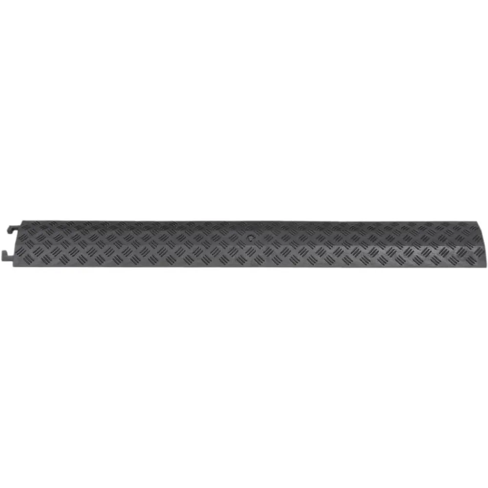 Uithangborden*vidaXL Kabelbeschermers drempel 2 st 98,5 cm Zwart