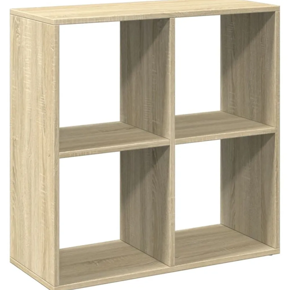 Boekenkasten & Wandplanken*vidaXL Kamerscherm / boekenkast 69,5x29x69,5 cm hout kleur Sonoma eiken