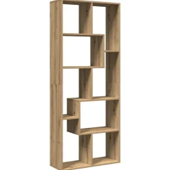 Kamerscherm / boekenkast 67x25x161,5 cm hout artisanaal eiken>vidaXL Outlet