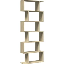 Kamerscherm / boekenkast 6-laags 70x24x193 cm hout>vidaXL Outlet