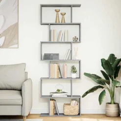 Kamerscherm / boekenkast 6-laags 70x24x193 cm hout><noscript><img width=