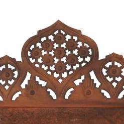 Kamerschermen*vidaXL Kamerscherm 4 panelen handgesneden 160x165 cm mangohout bruin Donkerbruin