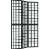 Kamerschermen*vidaXL Kamerscherm inklapbaar 3 panelen Japanse stijl 120x170 cm zwart