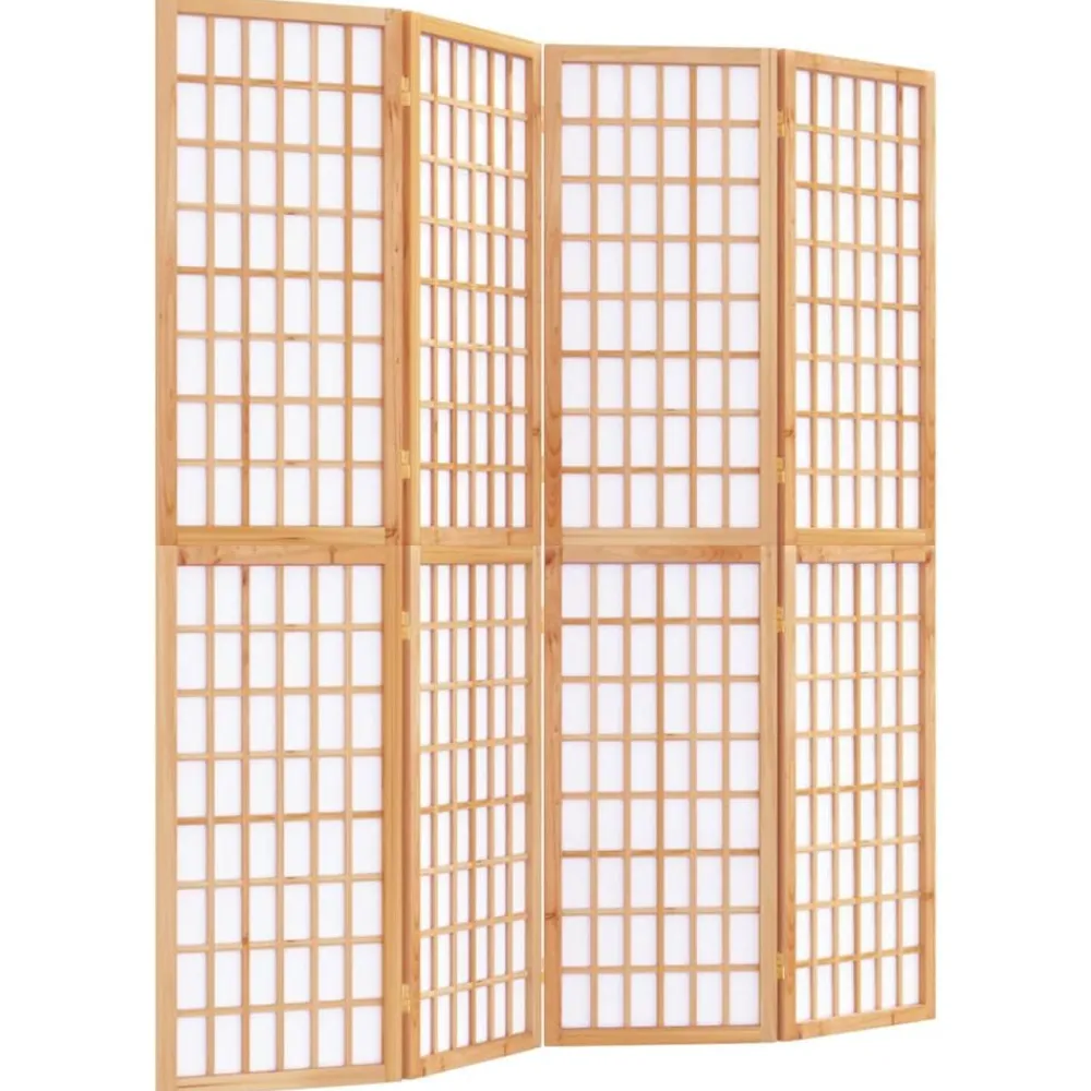 Kamerscherm inklapbaar 4 panelen Japanse stijl 160x170 cm>vidaXL New