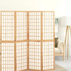 Kamerscherm inklapbaar 4 panelen Japanse stijl 160x170 cm>vidaXL New