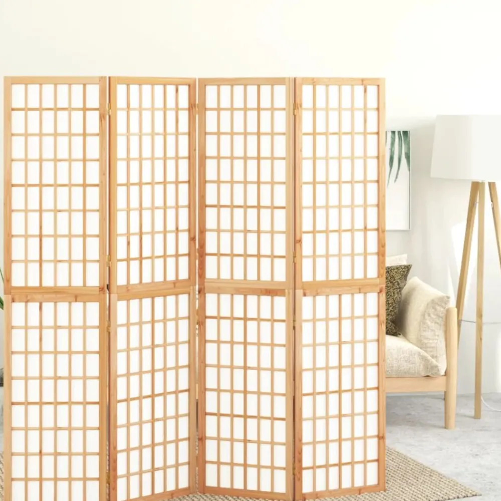 Kamerscherm inklapbaar 4 panelen Japanse stijl 160x170 cm>vidaXL New