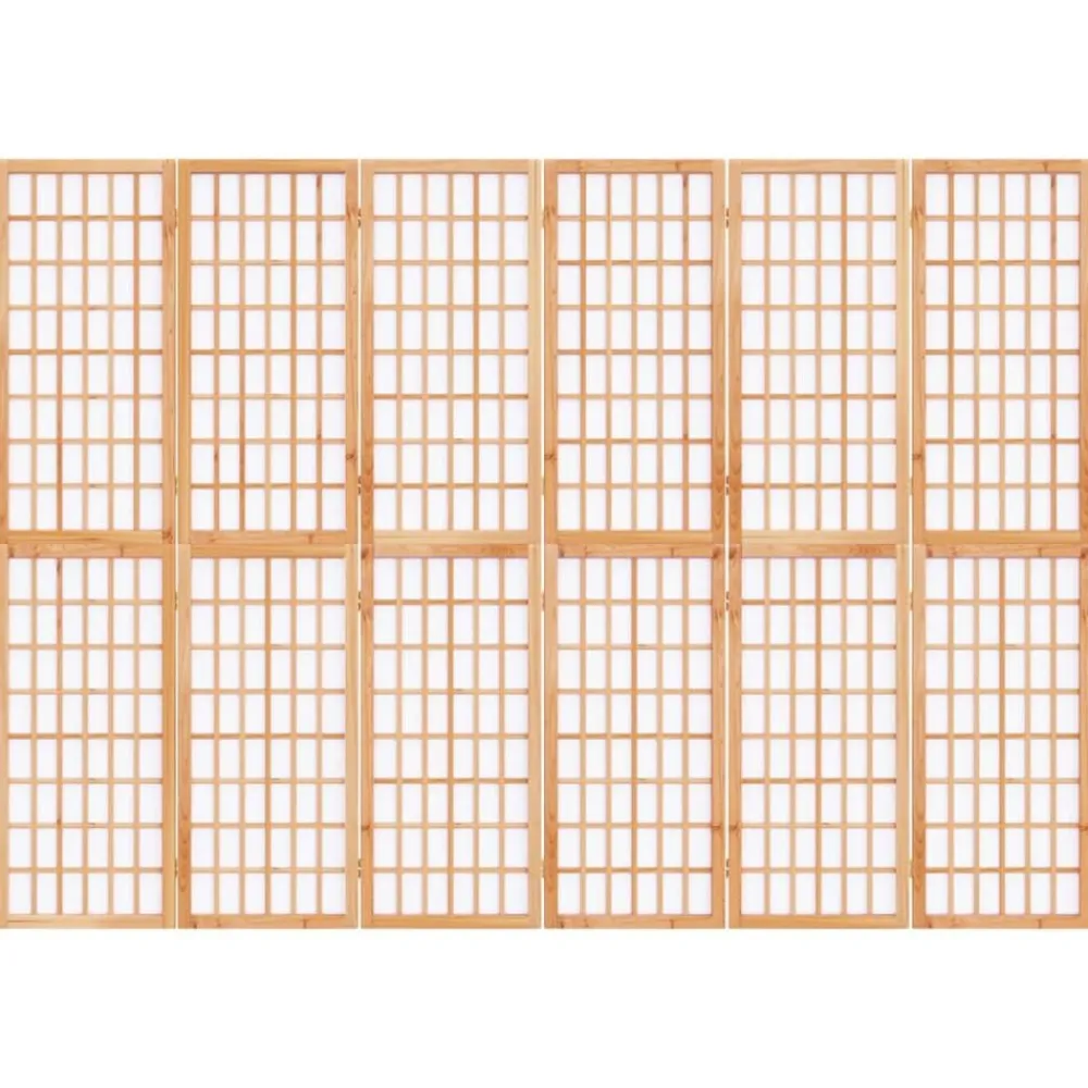 Kamerschermen*vidaXL Kamerscherm inklapbaar 6 panelen Japanse stijl 240x170 cm