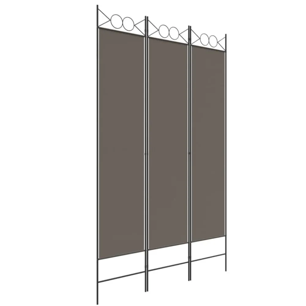 Kamerscherm met 3 panelen 120x200 cm stof kleurig>vidaXL Discount