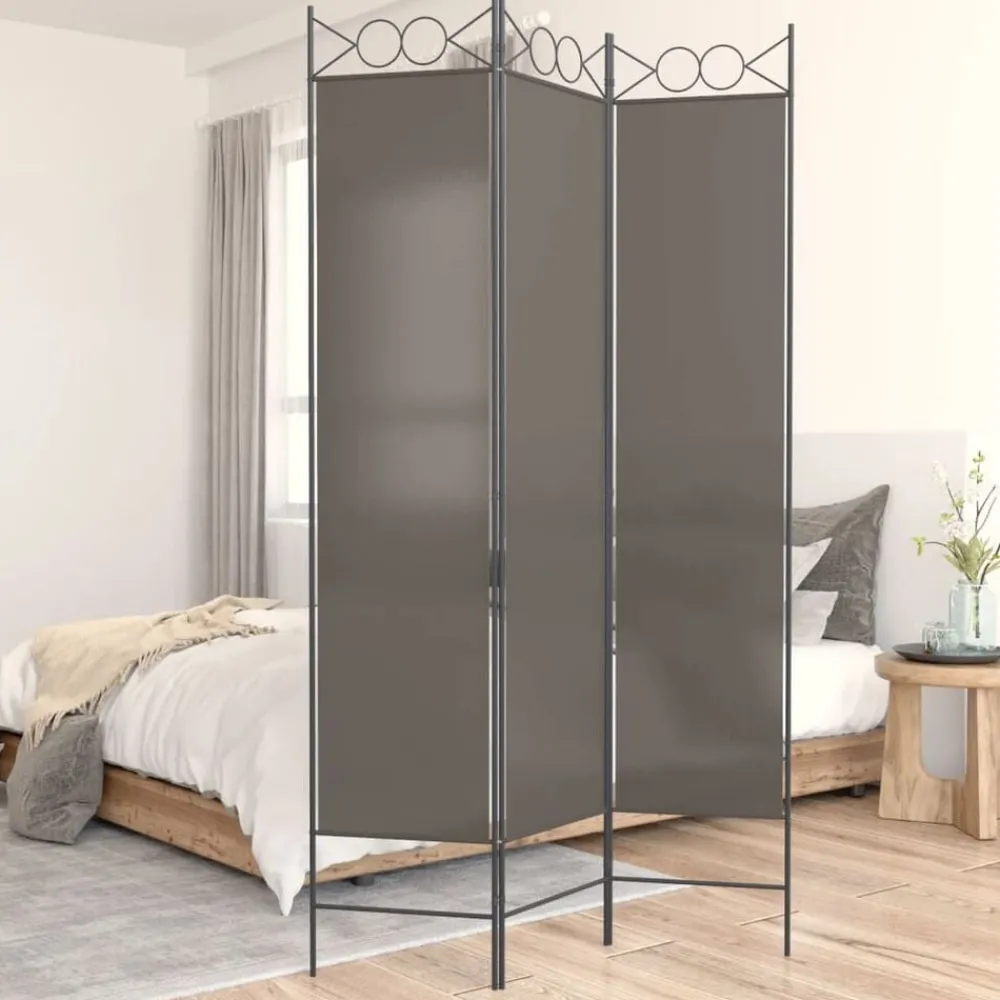 Kamerscherm met 3 panelen 120x200 cm stof kleurig>vidaXL Discount