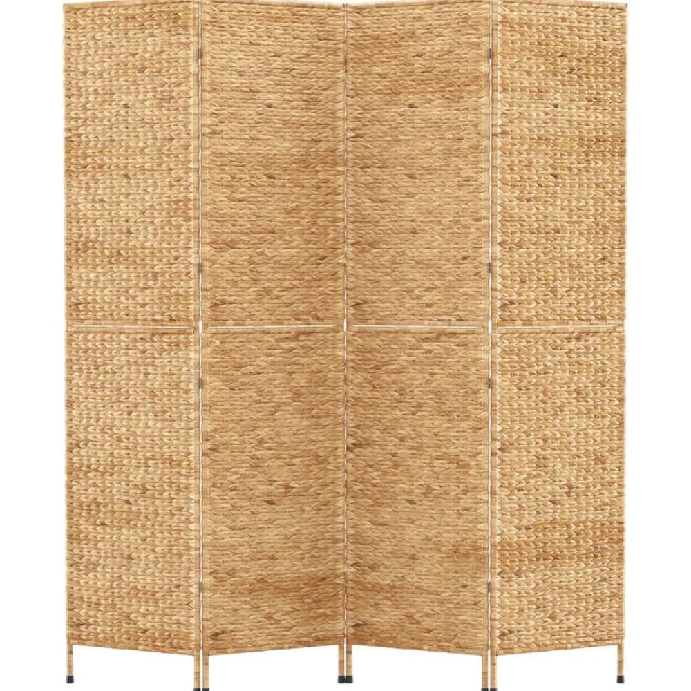 Kamerschermen*vidaXL Kamerscherm met 4 panelen 163x180 cm waterhyacint