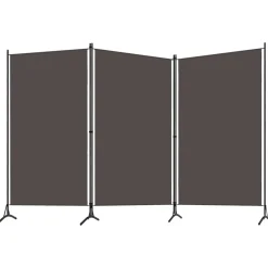 Kamerschermen*vidaXL Kamerscherm met 3 panelen 260x180 cm Antraciet