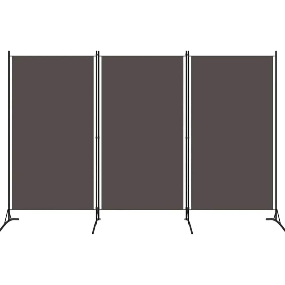Kamerschermen*vidaXL Kamerscherm met 3 panelen 260x180 cm Antraciet