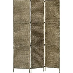 Kamerscherm met 3 panelen 116x160 cm waterhyacint>vidaXL Clearance