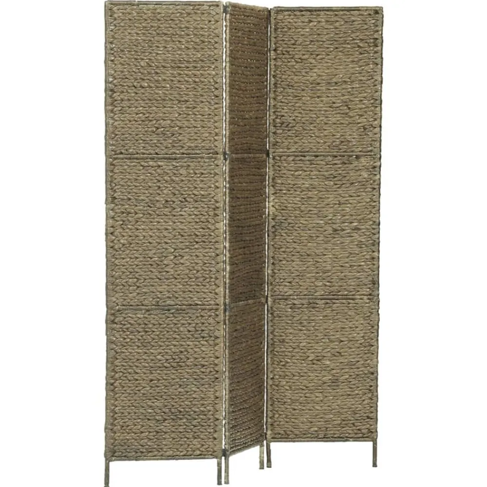 Kamerscherm met 3 panelen 116x160 cm waterhyacint>vidaXL Clearance