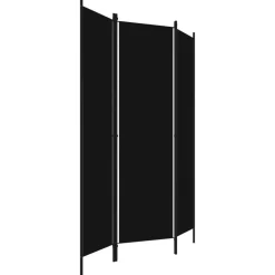 Kamerschermen*vidaXL Kamerscherm met 3 panelen 150x180 cm Zwart