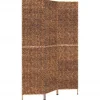 Kamerschermen*vidaXL Kamerscherm met 3 panelen 122x180 cm waterhyacint bruin