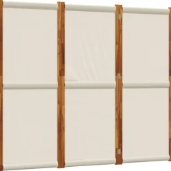 Kamerschermen*vidaXL Kamerscherm met 3 panelen 210x180 cm Lichtgrijs