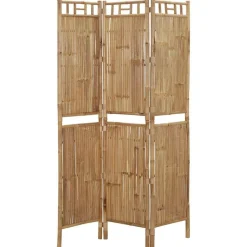 Kamerschermen*vidaXL Kamerscherm met 3 panelen 120x180 cm bamboe