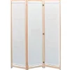 Kamerscherm met 3 panelen 120x170x4 cm stof crème>vidaXL Sale