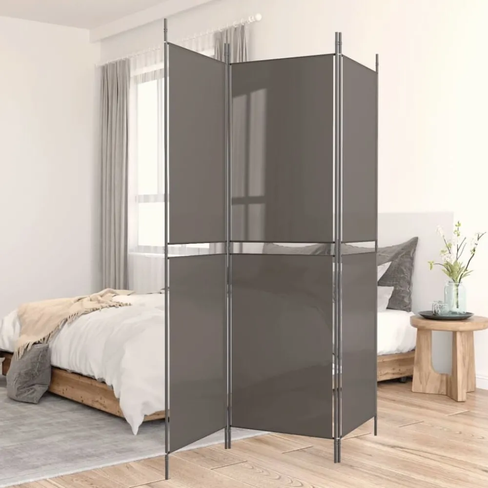 Kamerscherm met 3 panelen 150x180 cm stof kleurig>vidaXL Clearance
