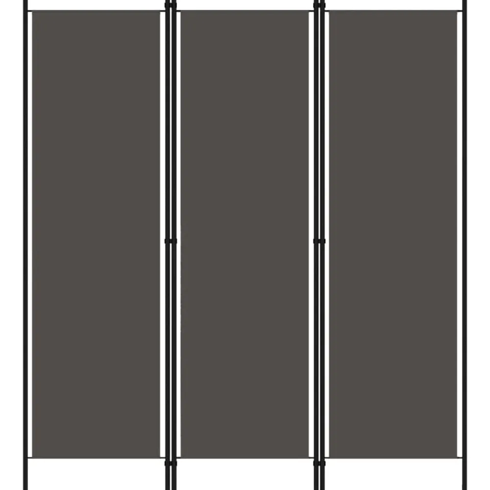 Kamerschermen*vidaXL Kamerscherm met 3 panelen 150x180 cm Antraciet