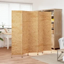 Kamerscherm met 5 panelen 205x180 cm waterhyacint>vidaXL Hot