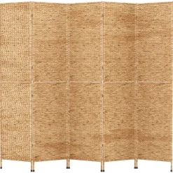 Kamerscherm met 5 panelen 205x180 cm waterhyacint><noscript><img width=