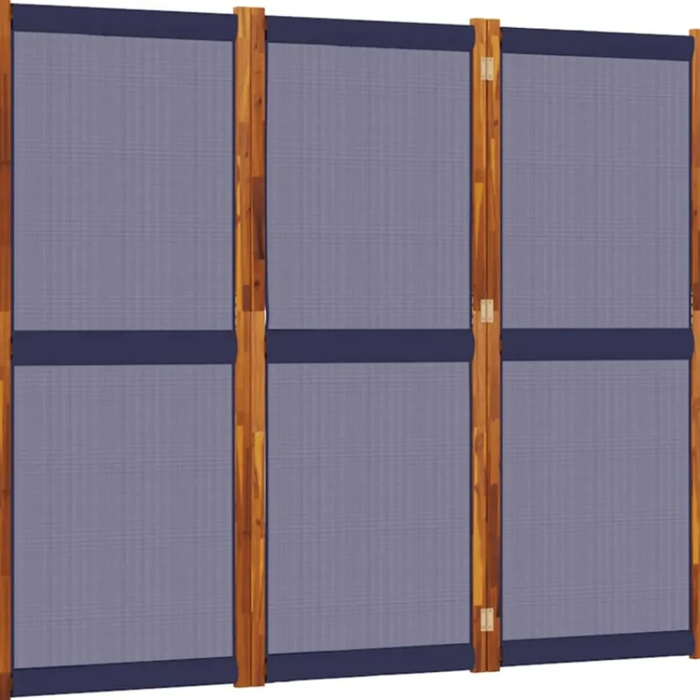Kamerschermen*vidaXL Kamerscherm met 3 panelen 210x180 cm Donkerblauw