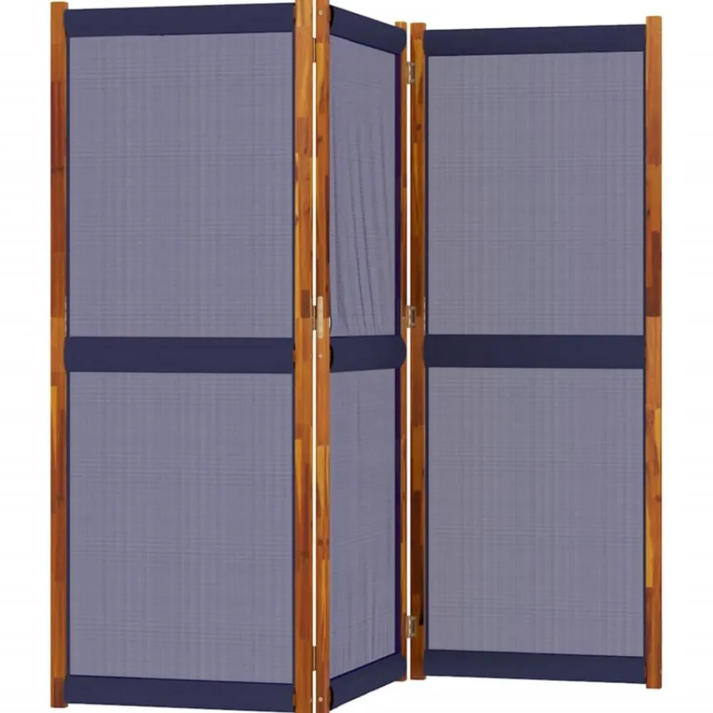 Kamerschermen*vidaXL Kamerscherm met 3 panelen 210x180 cm Donkerblauw