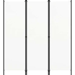 Kamerschermen*vidaXL Kamerscherm met 3 panelen 150x180 cm Wit