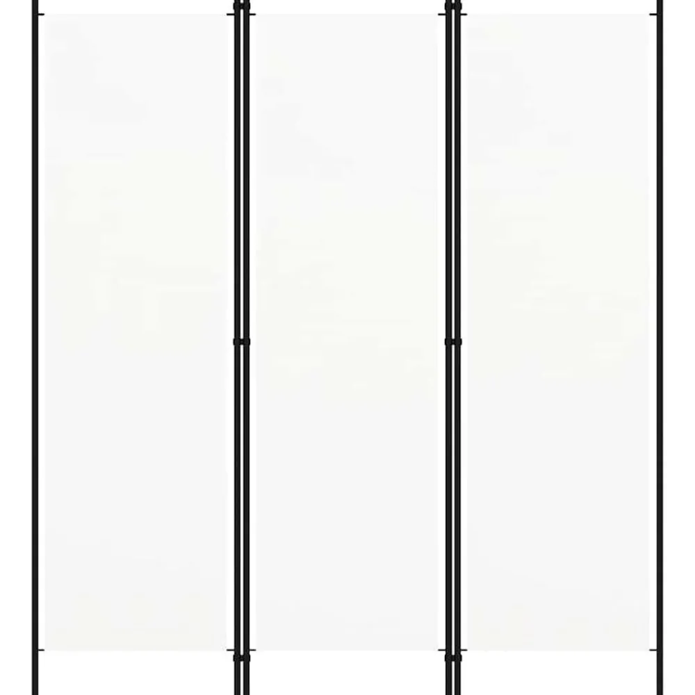 Kamerschermen*vidaXL Kamerscherm met 3 panelen 150x180 cm Wit