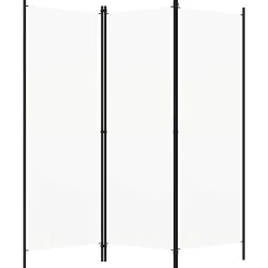 Kamerschermen*vidaXL Kamerscherm met 3 panelen 150x180 cm Wit