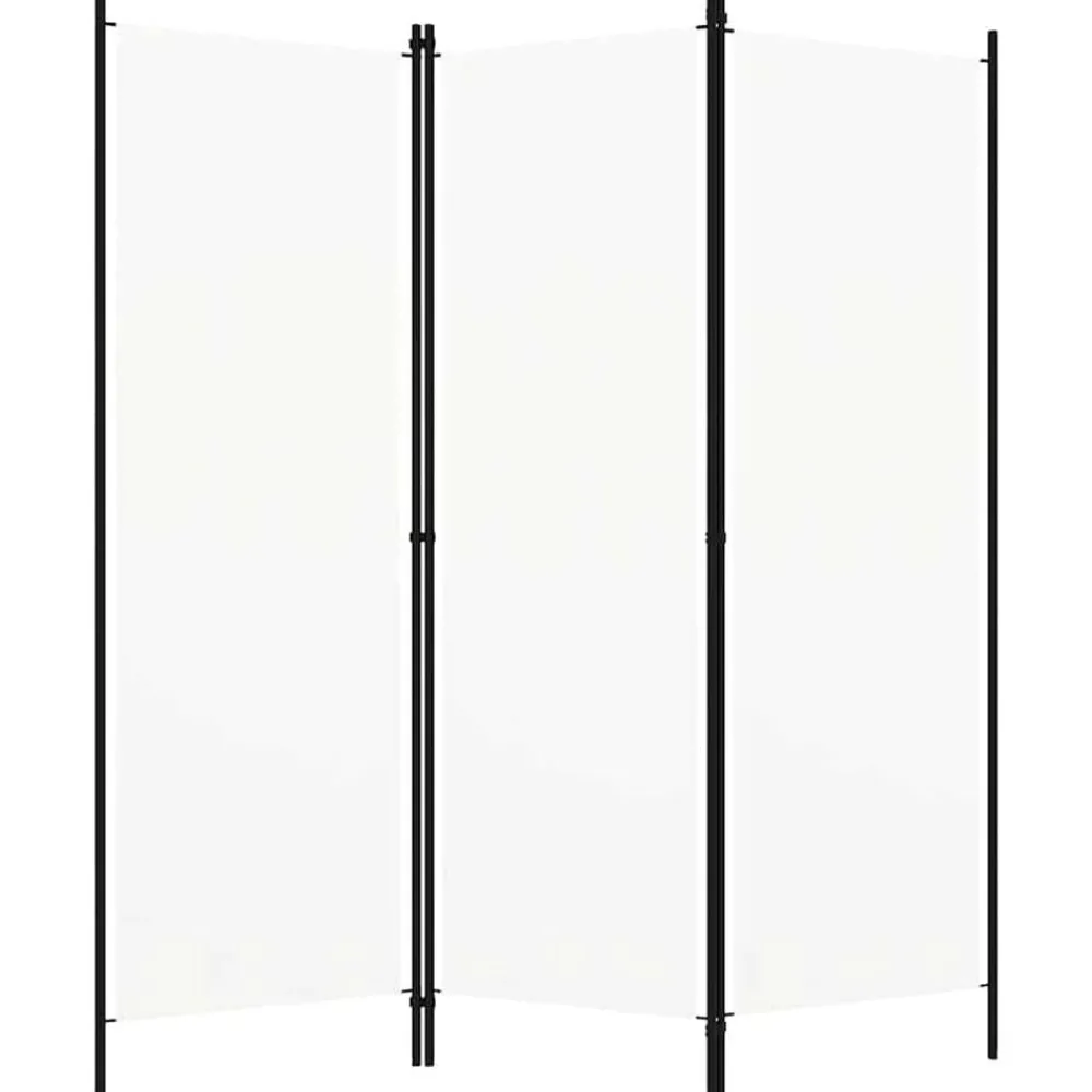 Kamerschermen*vidaXL Kamerscherm met 3 panelen 150x180 cm Wit