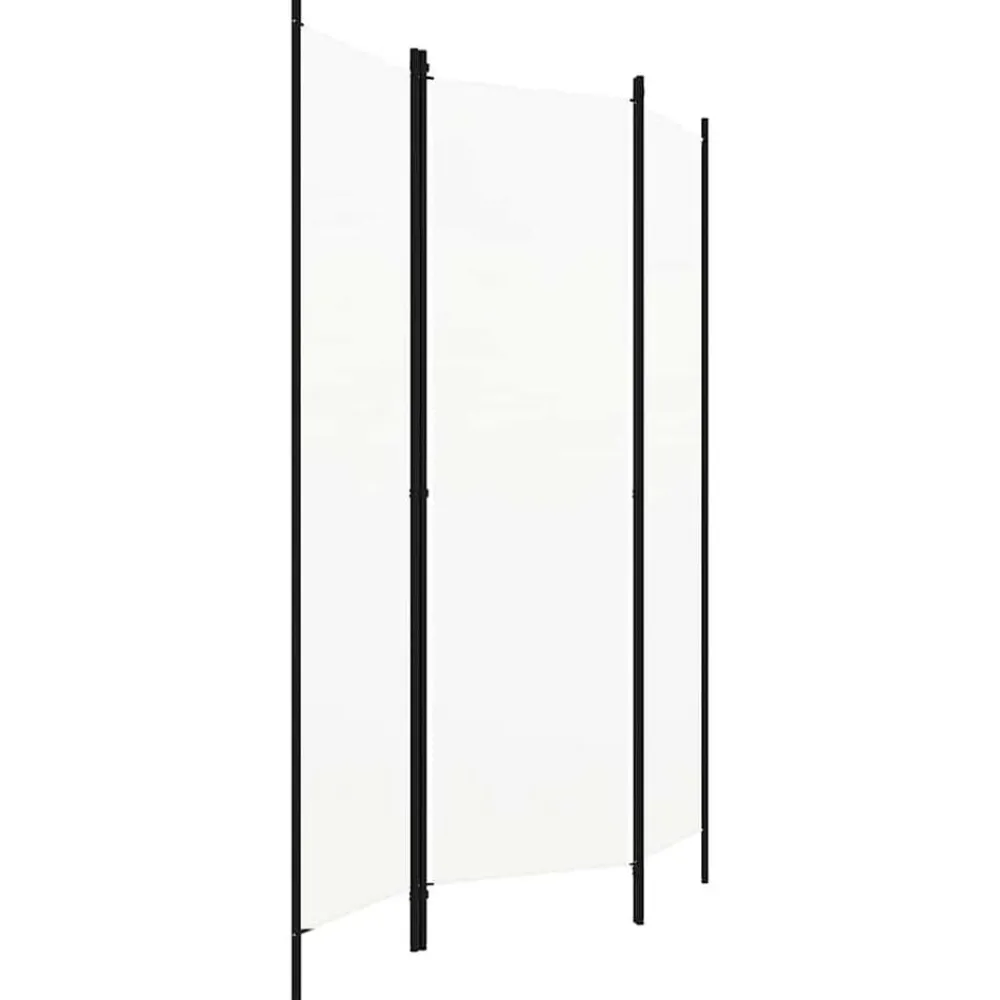 Kamerschermen*vidaXL Kamerscherm met 3 panelen 150x180 cm Wit