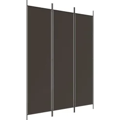 Kamerschermen*vidaXL Kamerscherm met 3 panelen 150x200 cm stof Bruin