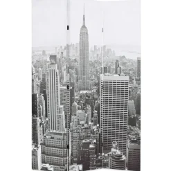Kamerscherm New York bij daglicht 120x170 cm zwart en wit>vidaXL New