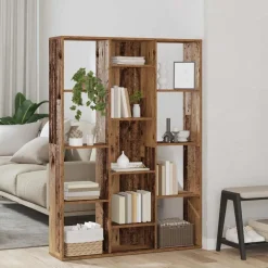Kamerscherm/boekenkast 100x24x140 cm bewerkt hout>vidaXL Sale