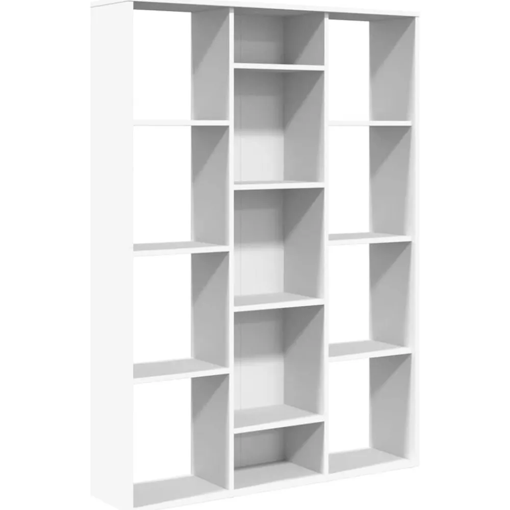 Kamerschermen*vidaXL Kamerscherm/boekenkast 100x24x140 cm bewerkt hout Wit