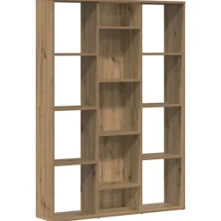 Kamerschermen*vidaXL Kamerscherm/boekenkast 100x24x140 cm bewerkt hout eikenkleurig artisanaal eikenkleurig