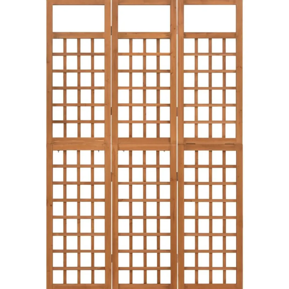 Kamerscherm/trellis met 3 panelen 121x180,5 cm vurenhout>vidaXL Clearance