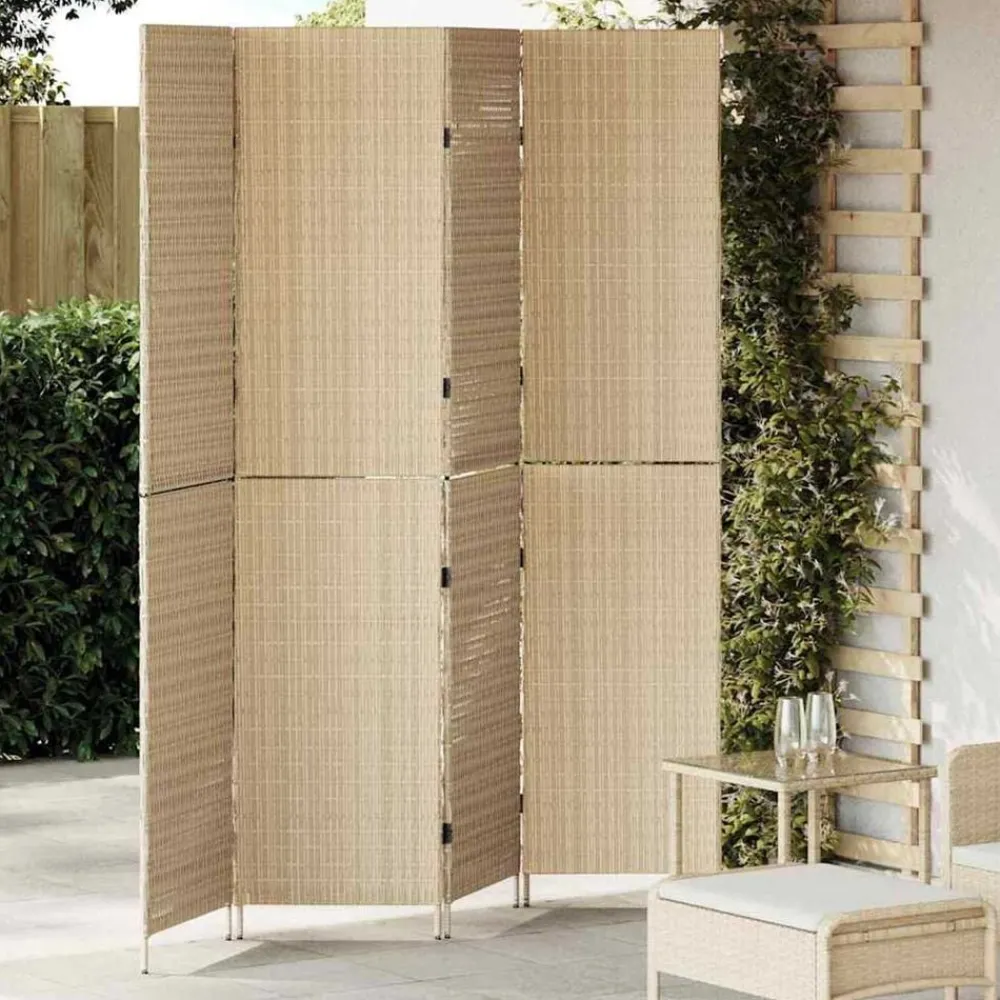 Kamerverdeler 195 x 180 cm poly rattan>vidaXL Discount