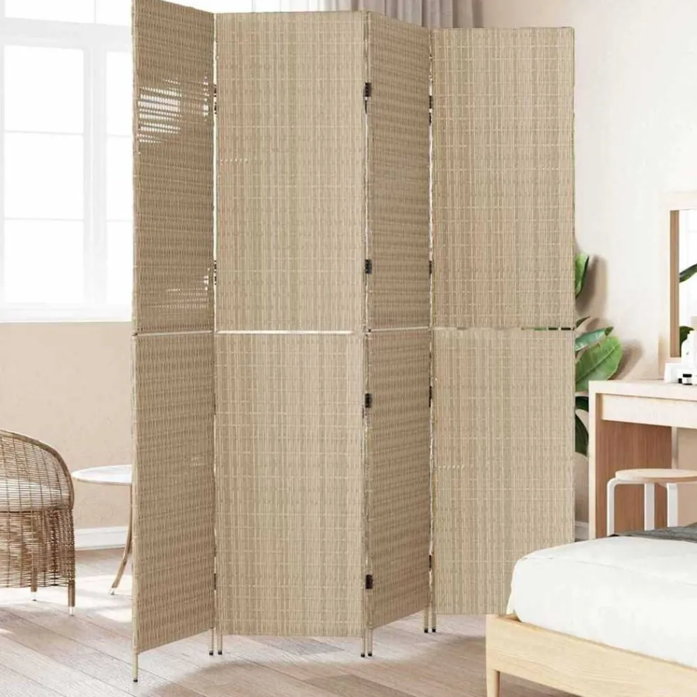 Kamerverdeler 195 x 180 cm poly rattan>vidaXL Discount