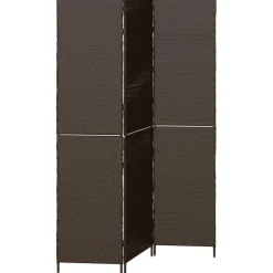 Kamerverdeler 146 x 180 cm poly rattan>vidaXL