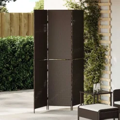 Kamerverdeler 146 x 180 cm poly rattan>vidaXL