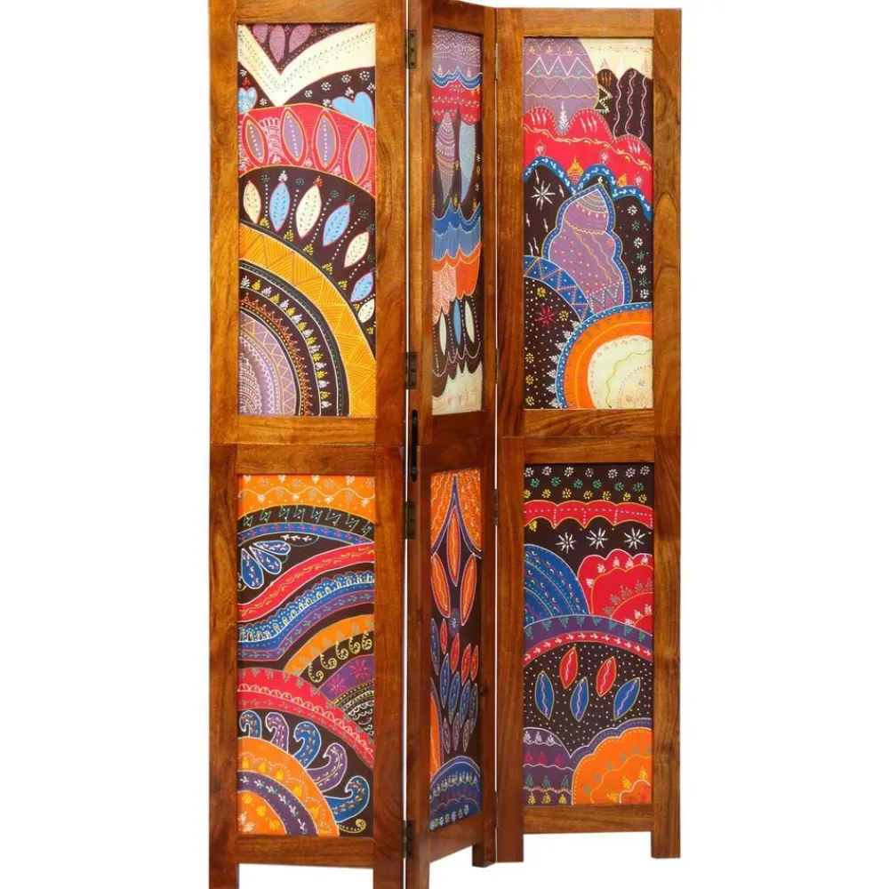 Kamerschermen*vidaXL Kamerverdeler Honingbruin 105 x 1,5 x 160 cm Massief Acaciahout
