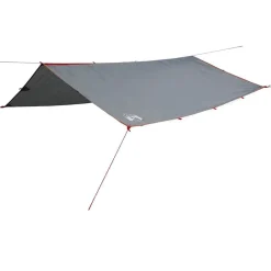 Buitensport*vidaXL Kampeerluifel waterdicht 300x294 cm en oranje Grijs