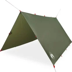 Buitensport*vidaXL Kampeerluifel waterdicht 306x306 cm Olijfgroen