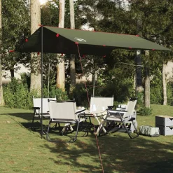 Buitensport*vidaXL Kampeerluifel waterdicht 306x306 cm Olijfgroen